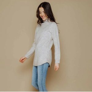 Orb Becca Grey Heather Tunic Sweater XXL